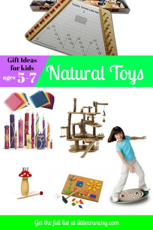 10 wonderful Natural Toys for 5-7 year olds.
