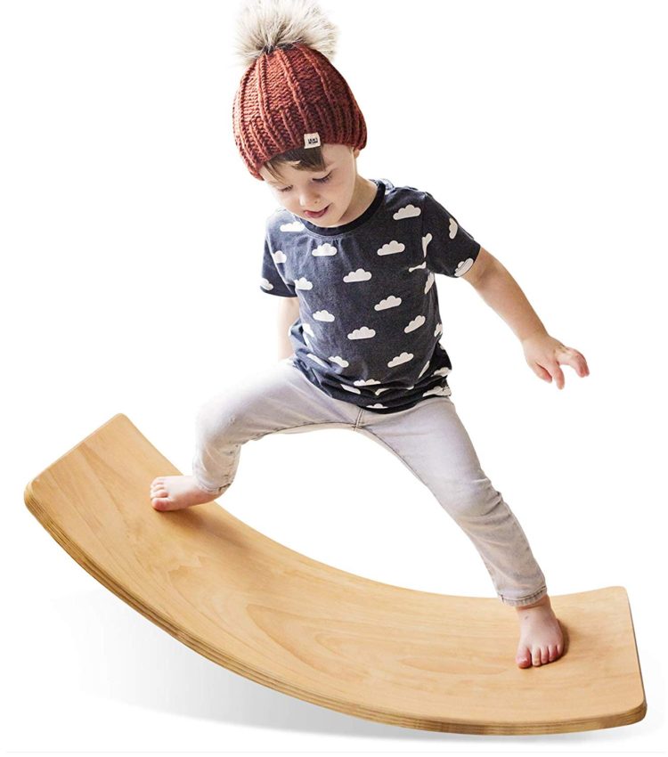 Wooden Wobble Balance Board Waldorf Toys 